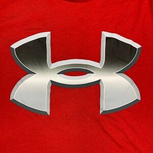 Under Armour Scarlet Red Crew Neck Tee